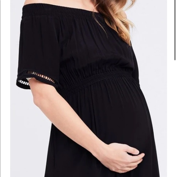 Ripe Maternity Cold Shoulder Maxi Dress 20th Anniversary Collection - Picture 3 of 8